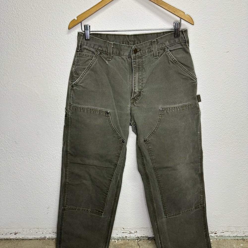 Carhartt Dohble KneeMen's Olive Cargo Pants 32 x 30